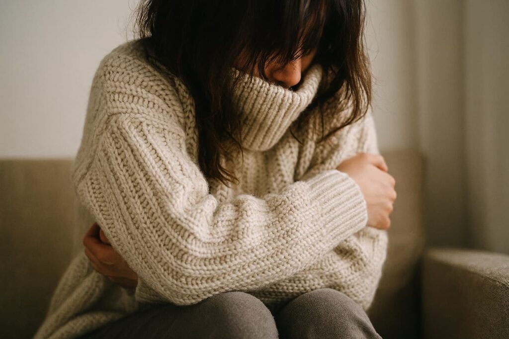 冷えをイメージした画像。堺市で冷え性に鍼灸や整体を行う内容のブログ。