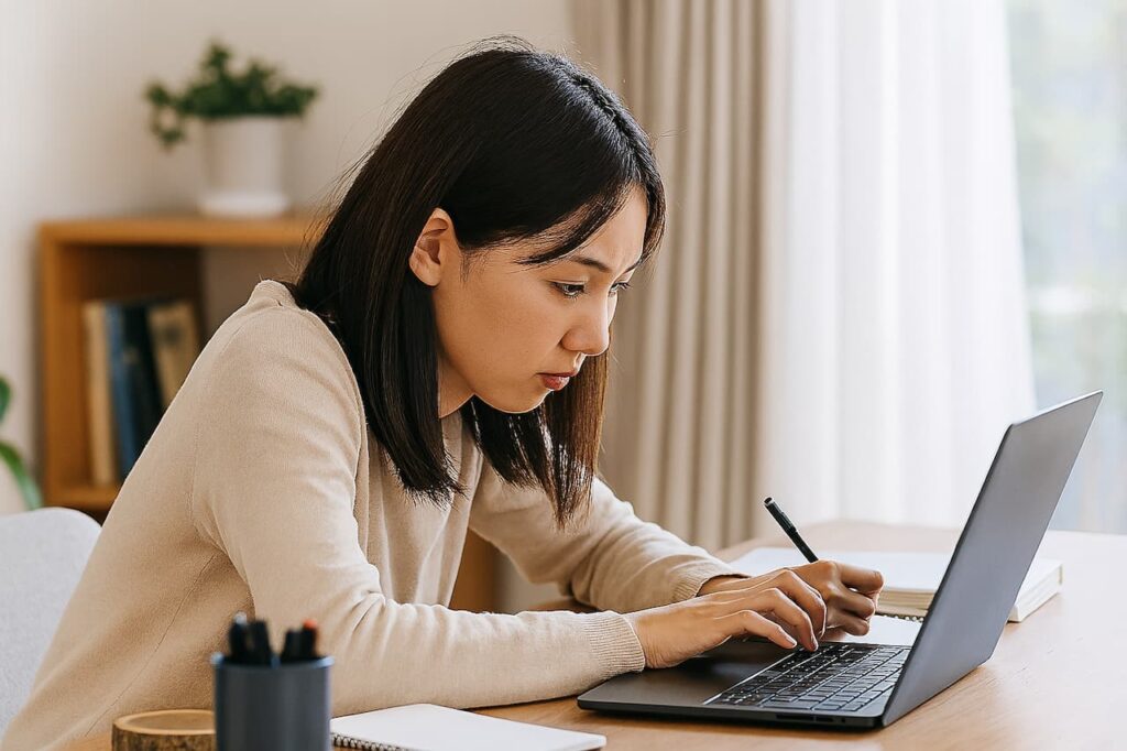 堺市で肩こりとデスクワークの関係の様子